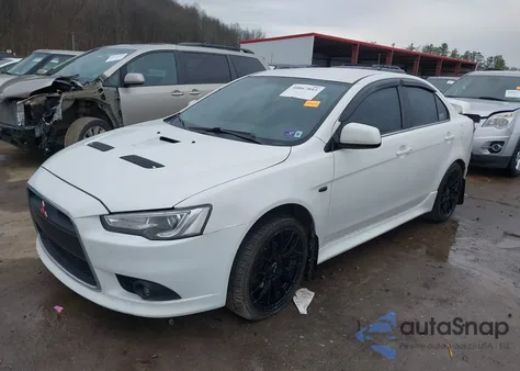 2012 Mitsubishi Lancer Ralliart из США, поврежденный, VIN JA32V6FV7CU018717